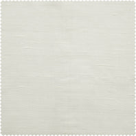 Lily White Textured Dupioni Silk Swatch