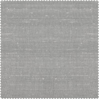 Mineral Grey Textured Dupioni Silk Swatch