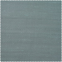 Mood Blue Textured Dupioni Silk Swatch