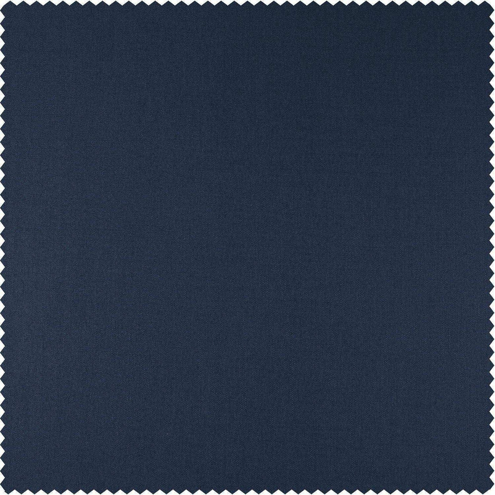 Noble Navy Dune Textured Cotton Custom Curtain - HalfPriceDrapes.com