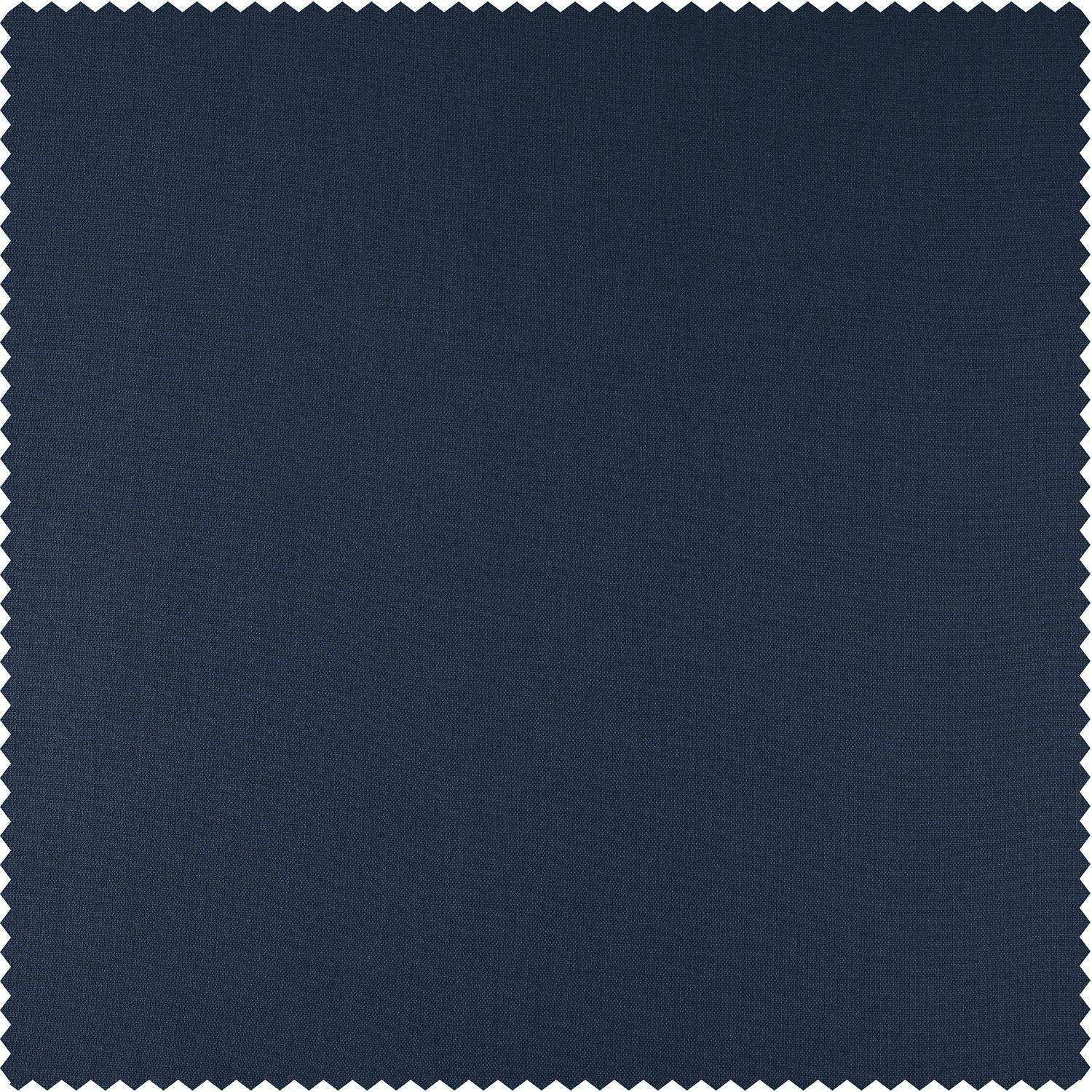 Noble Navy Dune Textured Cotton Custom Curtain - HalfPriceDrapes.com