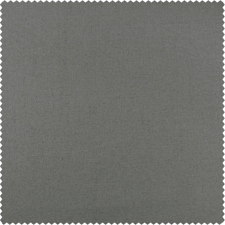 Dark Grey Dune Textured Cotton Custom Curtain - HalfPriceDrapes.com