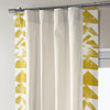 Triad Gold Bordered Cotton Curtain - HalfPriceDrapes.com