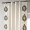 Mayan Gold Bordered Cotton Curtain - HalfPriceDrapes.com