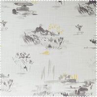 Patches Grey Textured Printed Cotton Room Darkening Swatch - HalfPriceDrapes.com