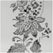 Lotus Black Floral Textured Printed Cotton Swatch
