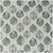 Elm Leaf Black Floral Textured Printed Cotton Swatch