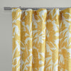 Meadow Marigold Textured Printed Cotton Room Darkening Curtain - HalfPriceDrapes.com