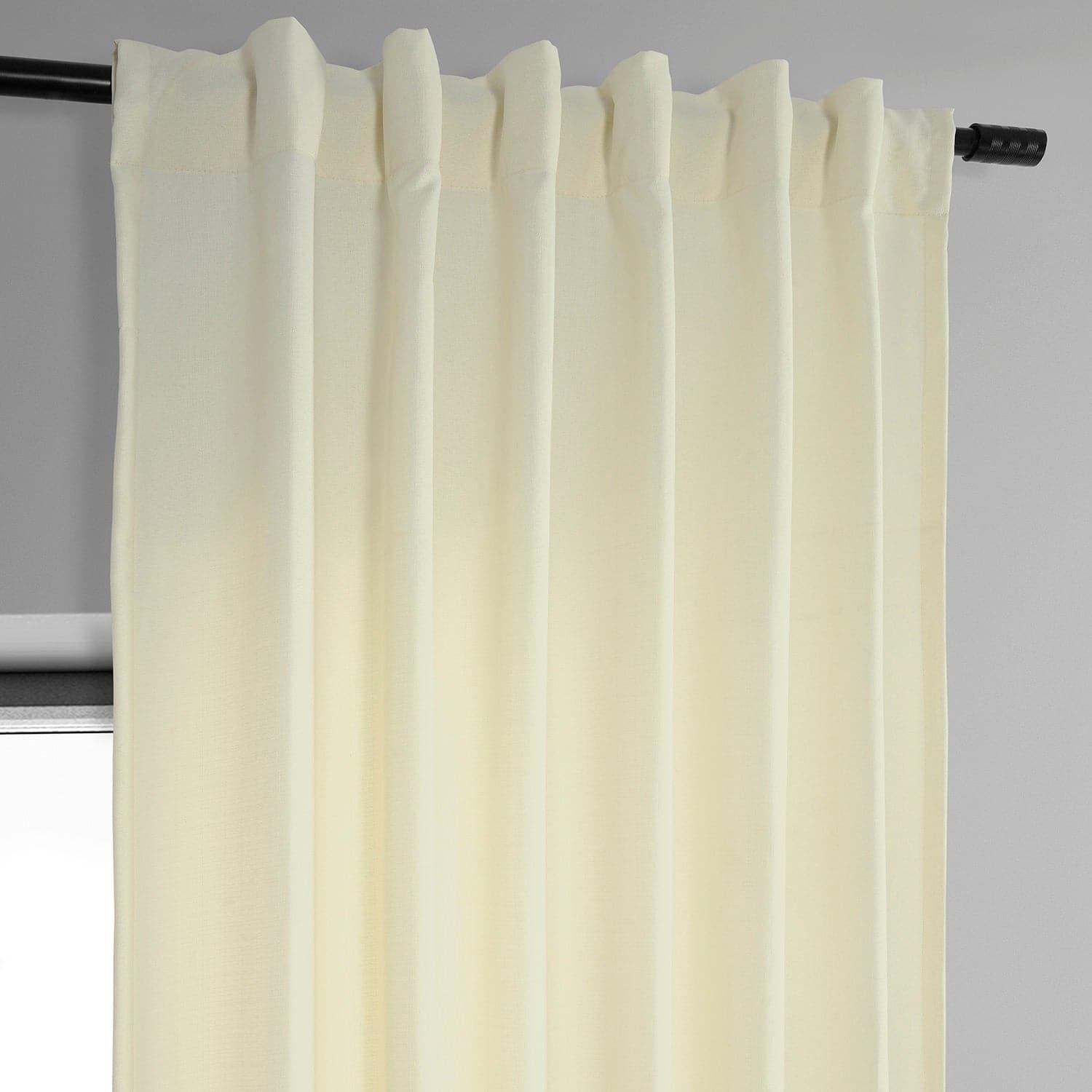 Ivory Dobby Linen Curtain - HalfPriceDrapes.com