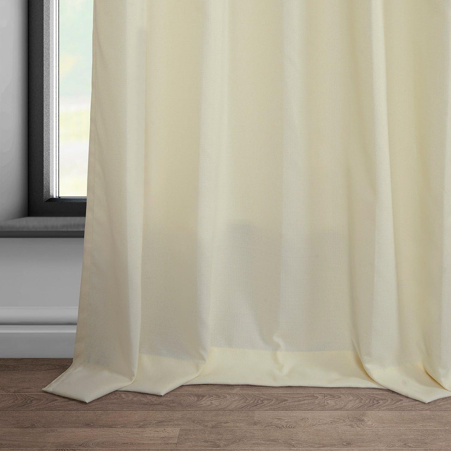Ivory Dobby Linen Curtain - HalfPriceDrapes.com