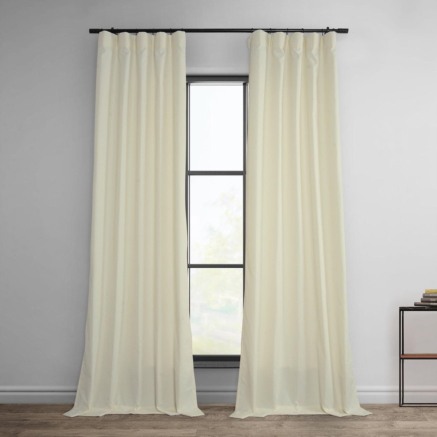 Ivory Dobby Linen Curtain - HalfPriceDrapes.com