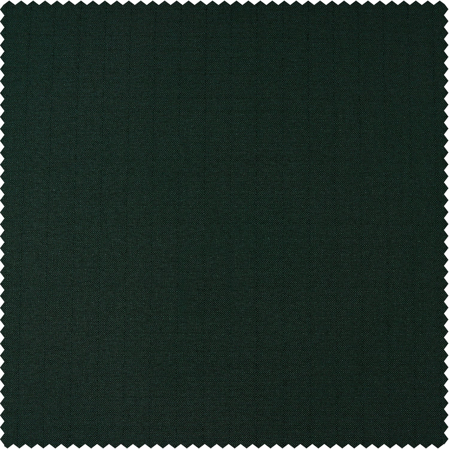 Deep Green Dobby Linen Custom Curtain