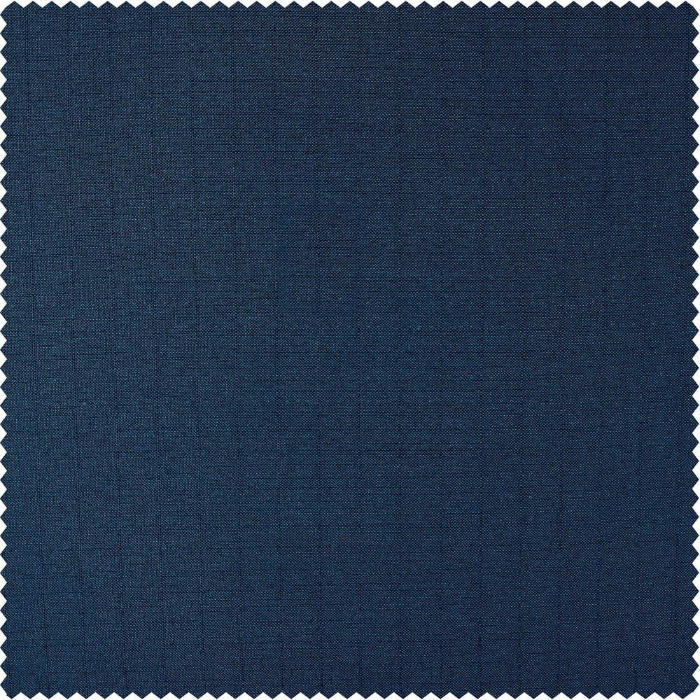 Deep Blue Dobby Linen Swatch - HalfPriceDrapes.com