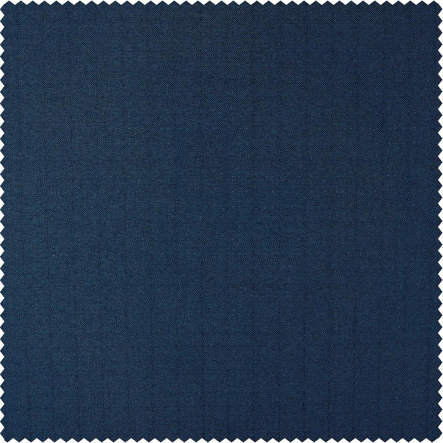 Deep Blue Dobby Linen Swatch - HalfPriceDrapes.com