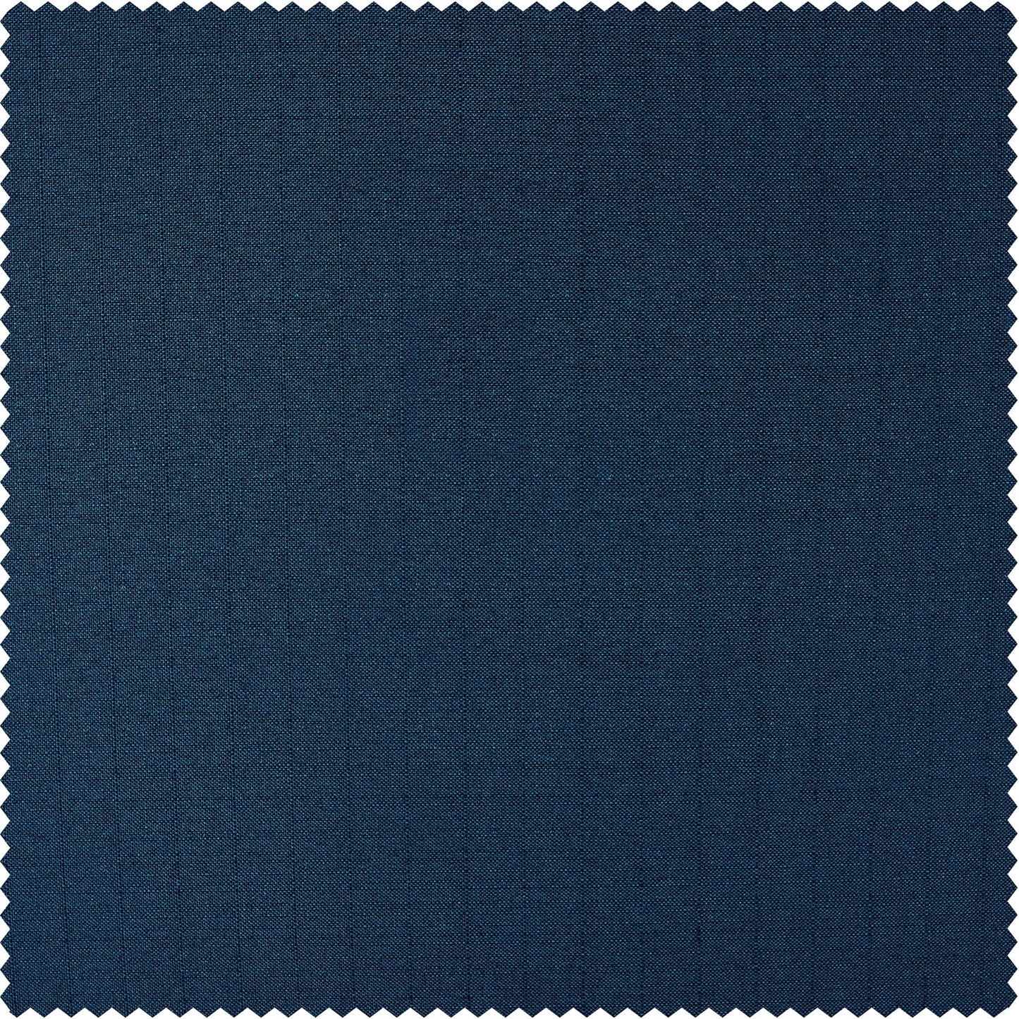Deep Blue Dobby Linen Custom Curtain