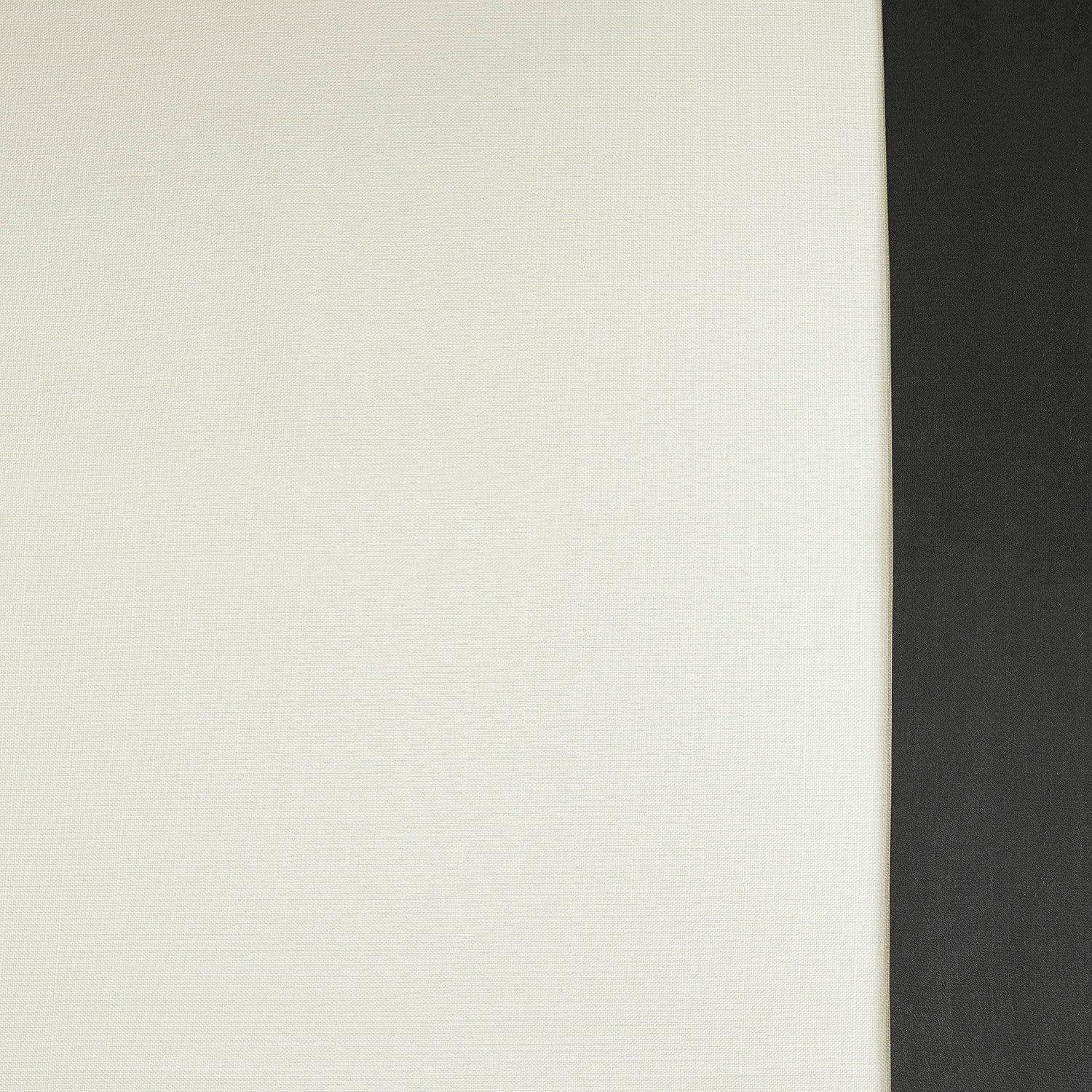 Off-White & Graphite Fresh Pop Dobby Linen Swatch - HalfPriceDrapes.com