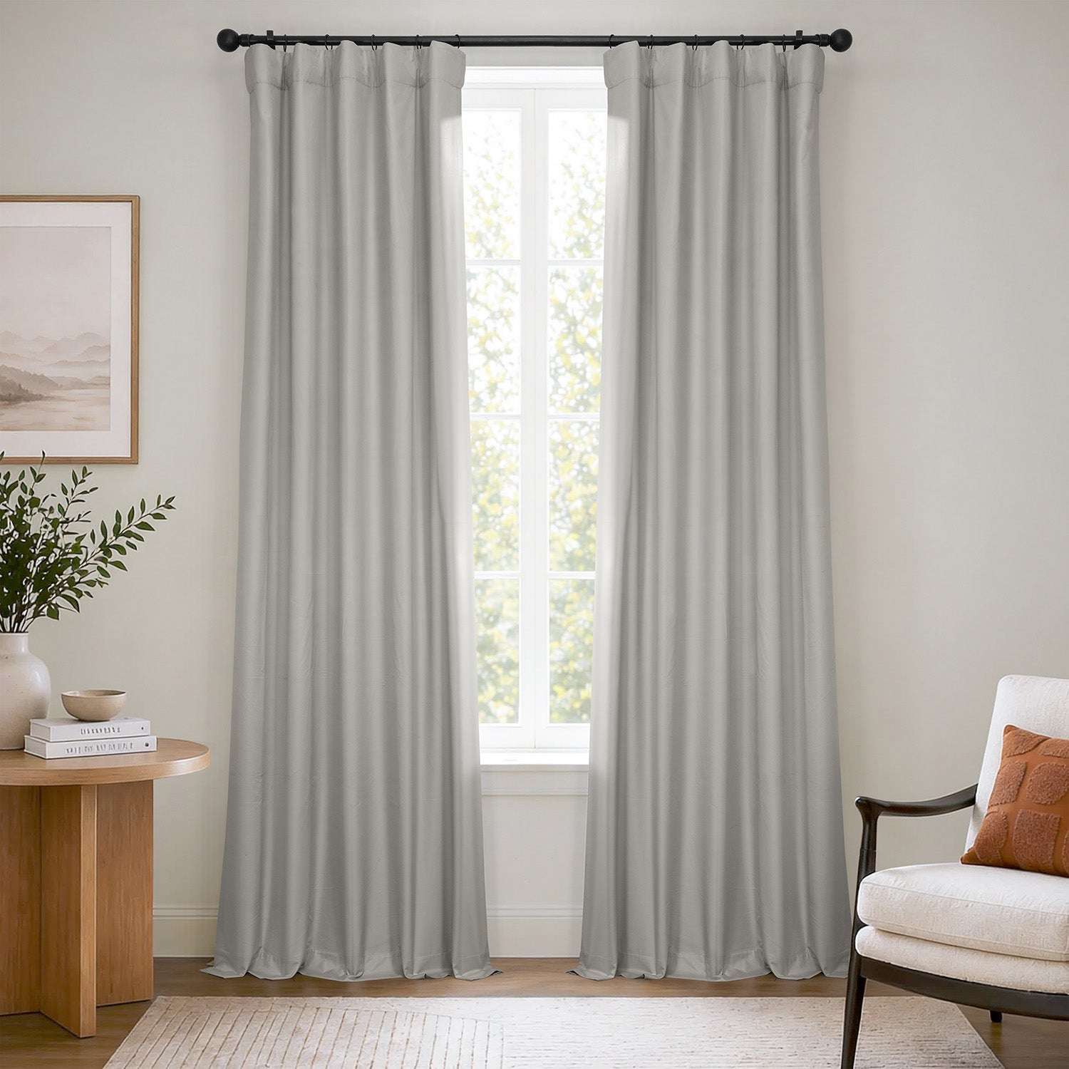Greige Hotel Blackout Curtain