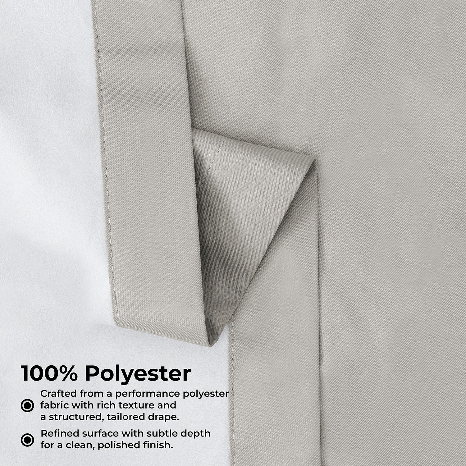 Greige Hotel Blackout Curtain