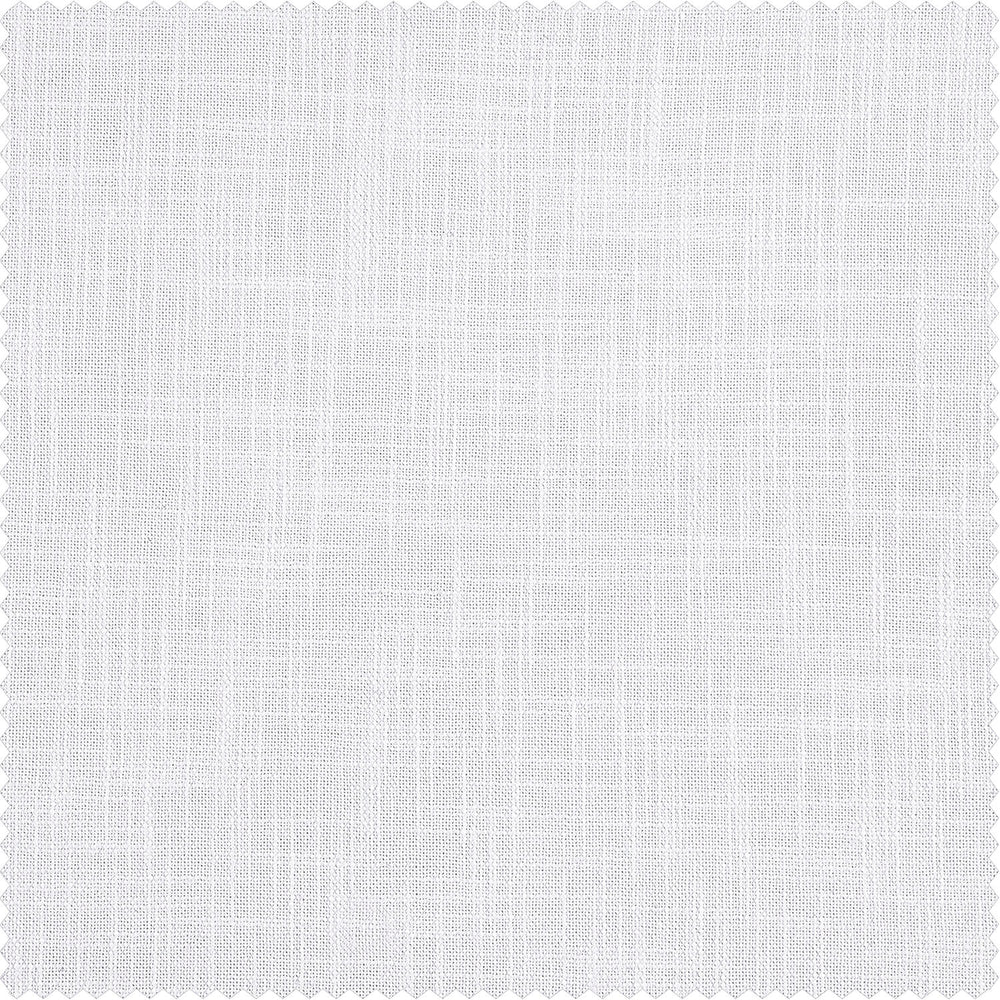 Rice White Heavy Faux Linen Swatch