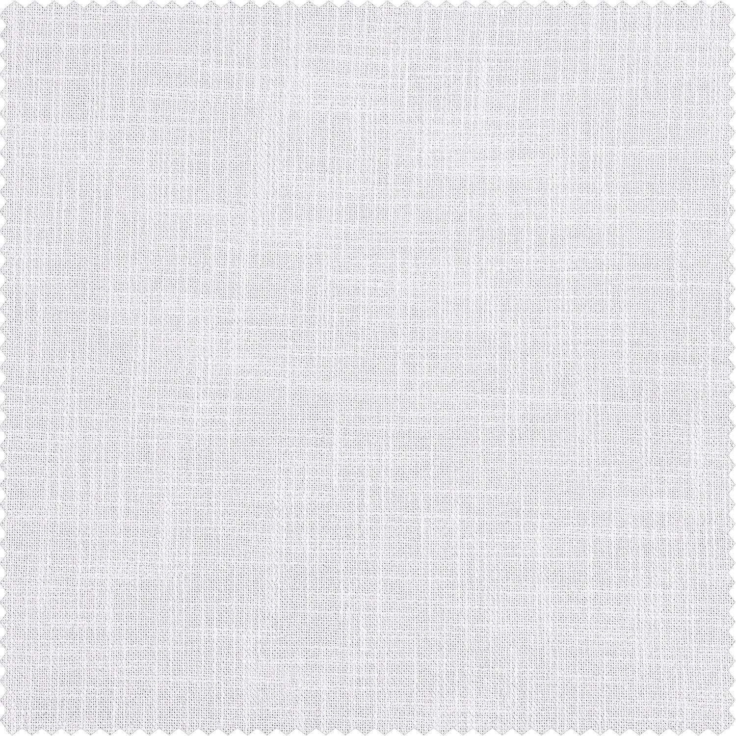 Rice White Heavy Faux Linen Swatch