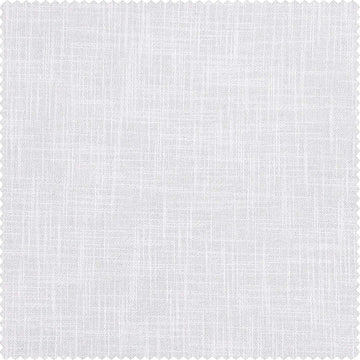 Rice White Heavy Faux Linen Swatch
