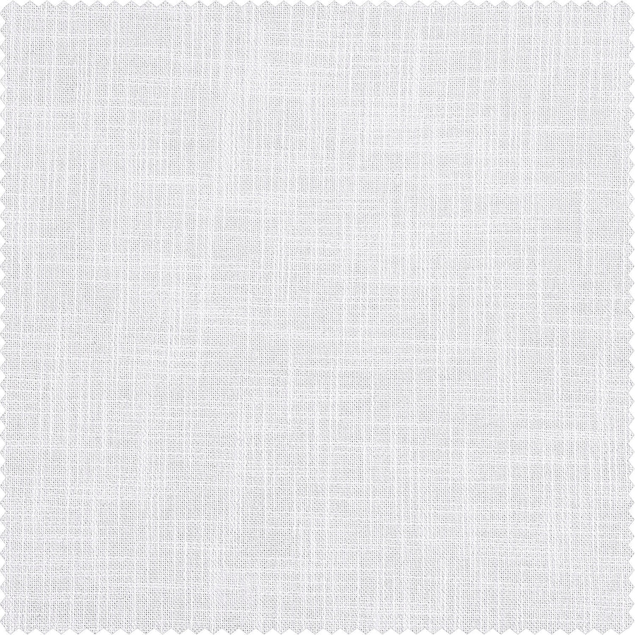 Rice White Heavy Faux Linen Swatch