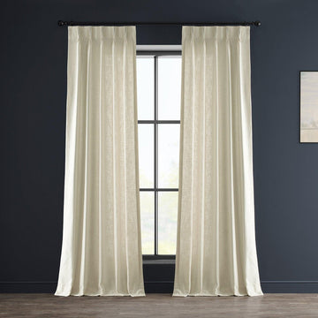 Barley Heavy Faux Linen Curtain