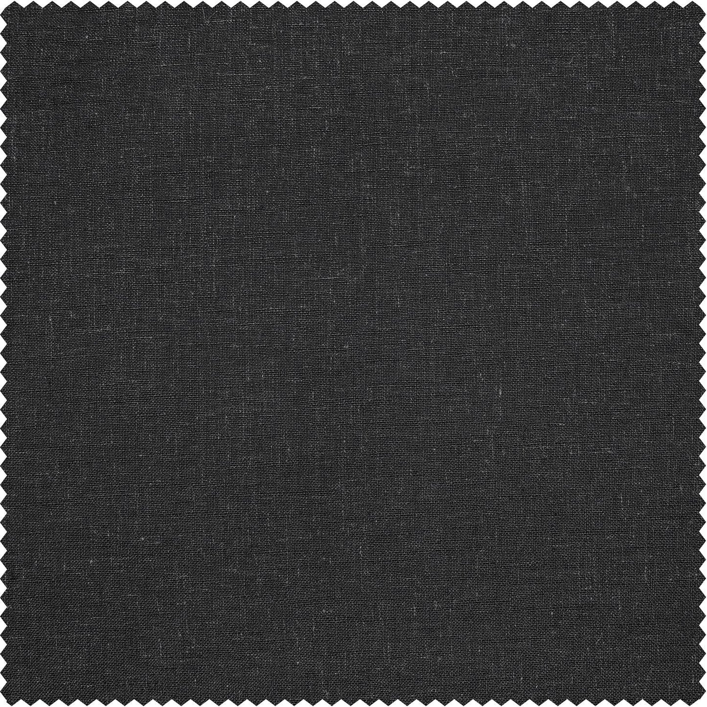 Slate Grey Heavy Faux Linen Custom Curtain