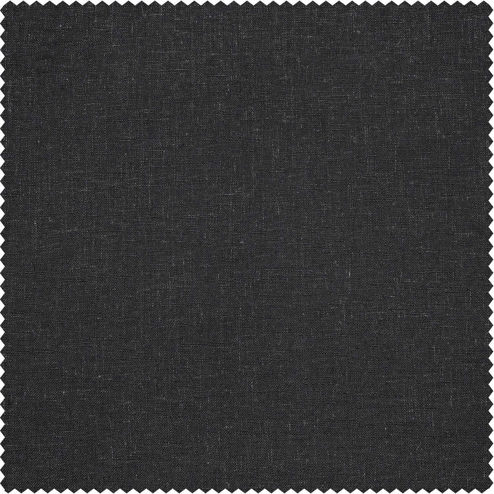 Slate Grey Heavy Faux Linen Swatch