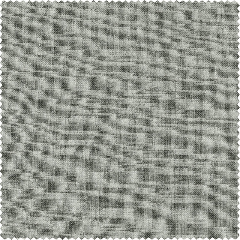 Ash Grey Heavy Faux Linen Custom Curtain