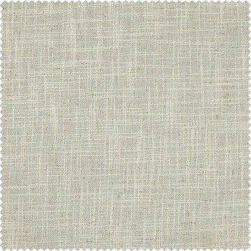 Malted Cream Heavy Faux Linen Custom Curtain