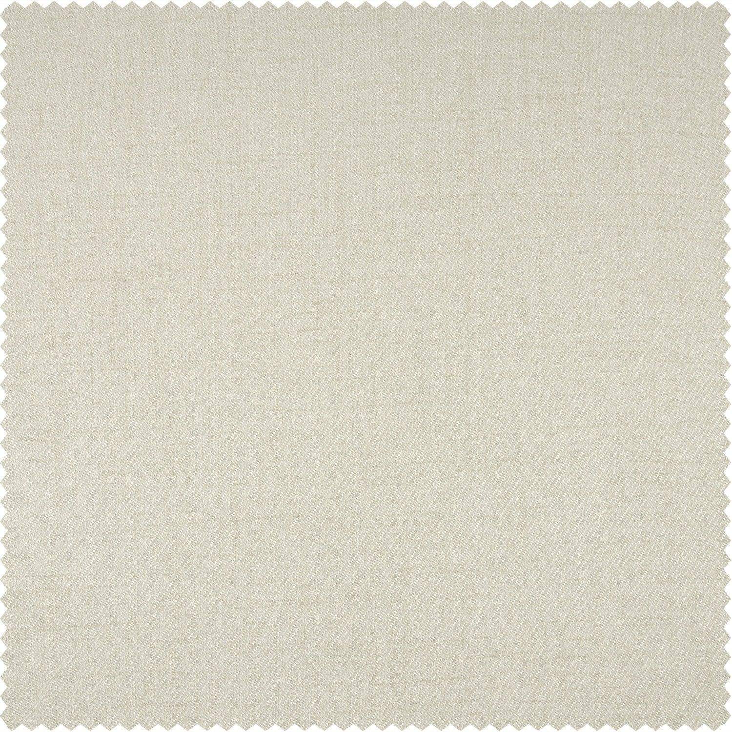 Creamy Ivory Heathered Woolen Weave Swatch - HalfPriceDrapes.com