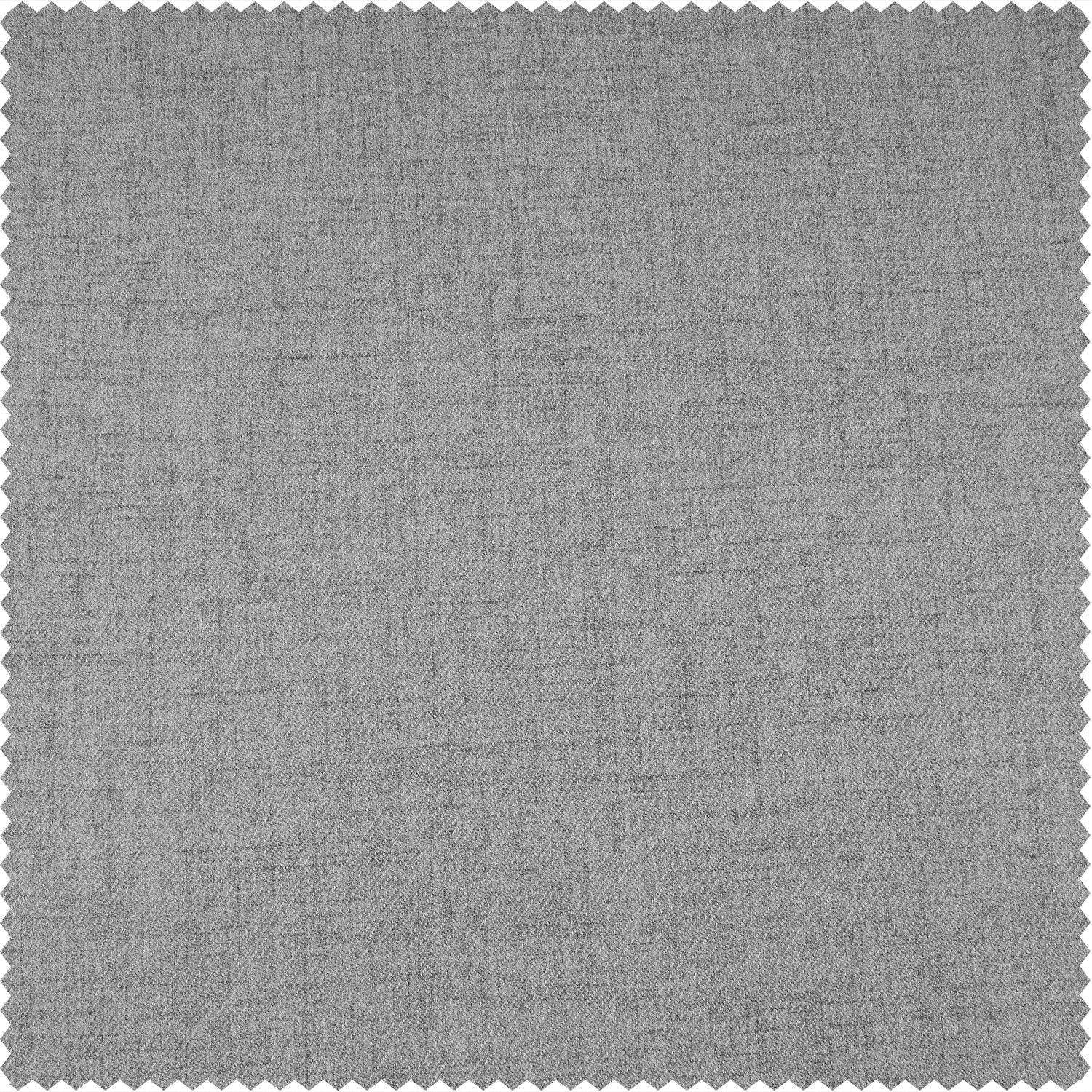Steely Grey Heathered Woolen Weave Swatch - HalfPriceDrapes.com