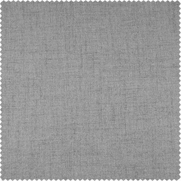 Steely Grey Heathered Woolen Weave Swatch - HalfPriceDrapes.com