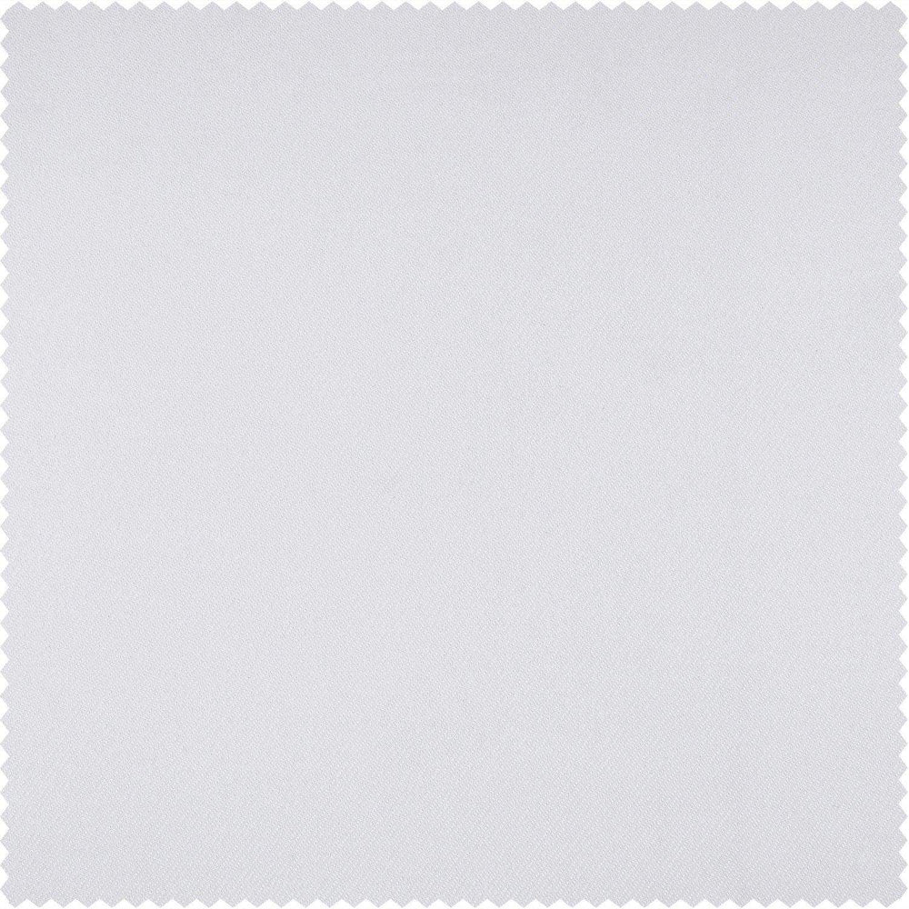 Snow White Heathered Woolen Weave Swatch - HalfPriceDrapes.com
