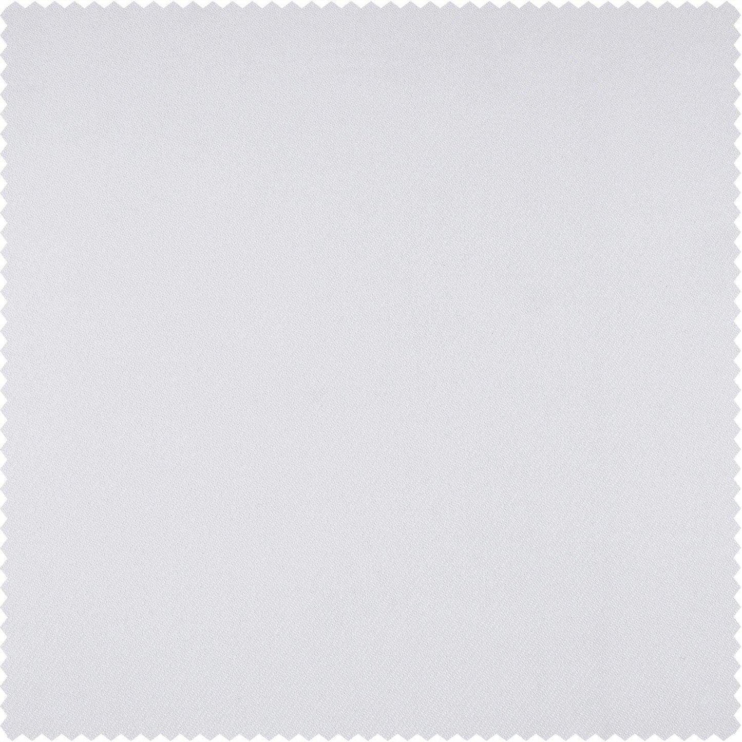 Snow White Heathered Woolen Weave Swatch - HalfPriceDrapes.com