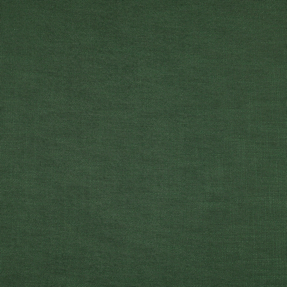 Green Classic Faux Linen Custom Curtain