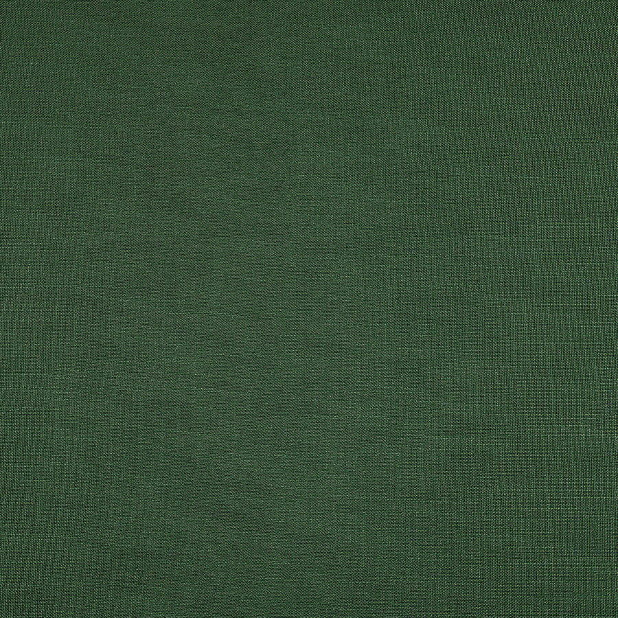 Green Classic Faux Linen Custom Curtain