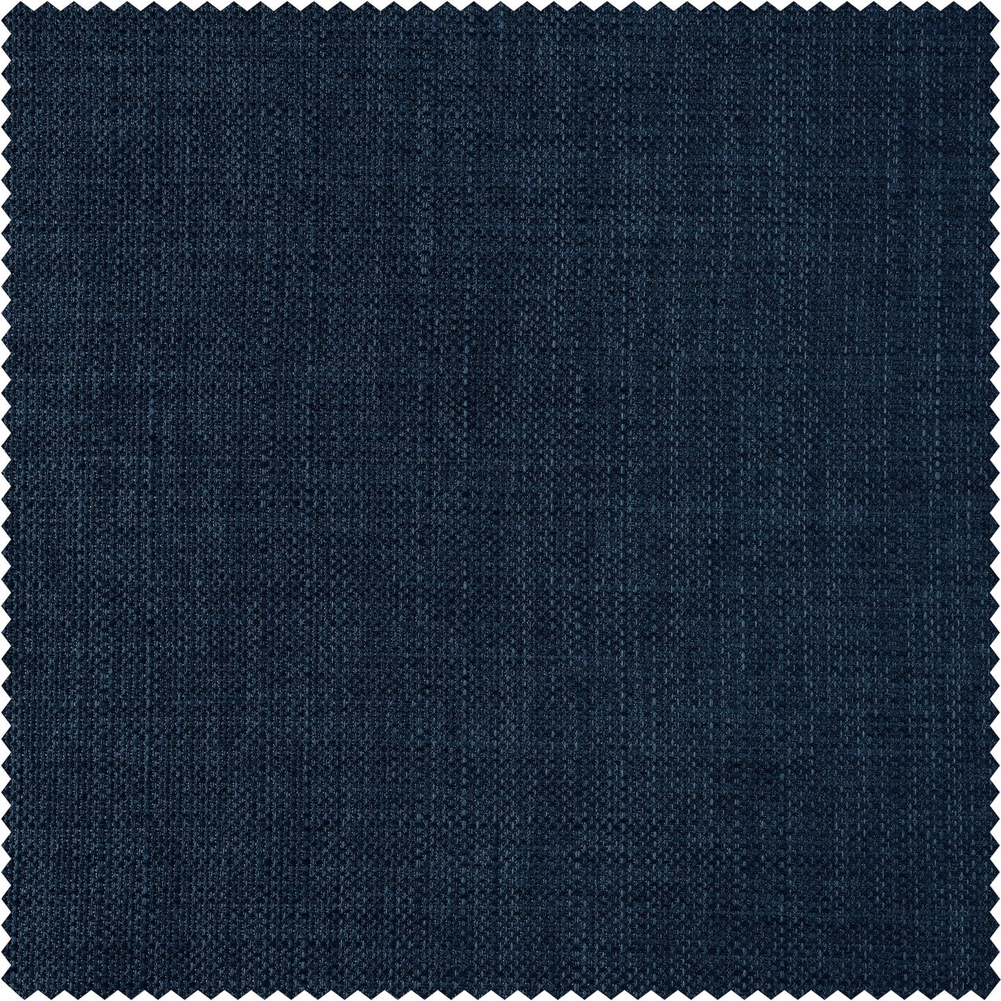 Sergeants Blue Italian Faux Linen Custom Curtain