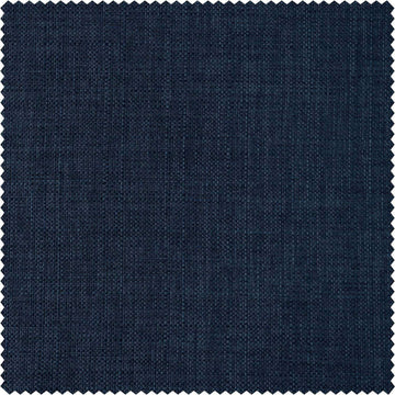 Sergeants Blue Italian Faux Linen Swatch
