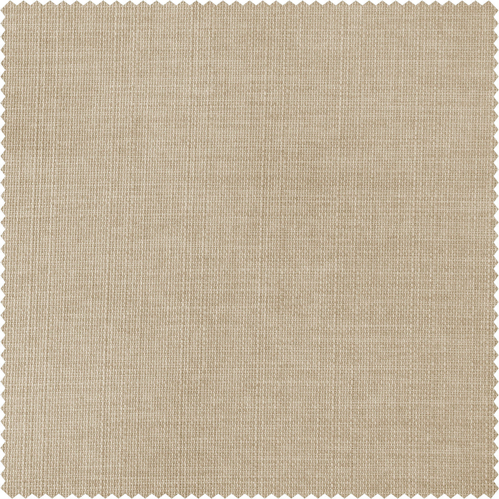 Sepia Tan Italian Faux Linen Swatch