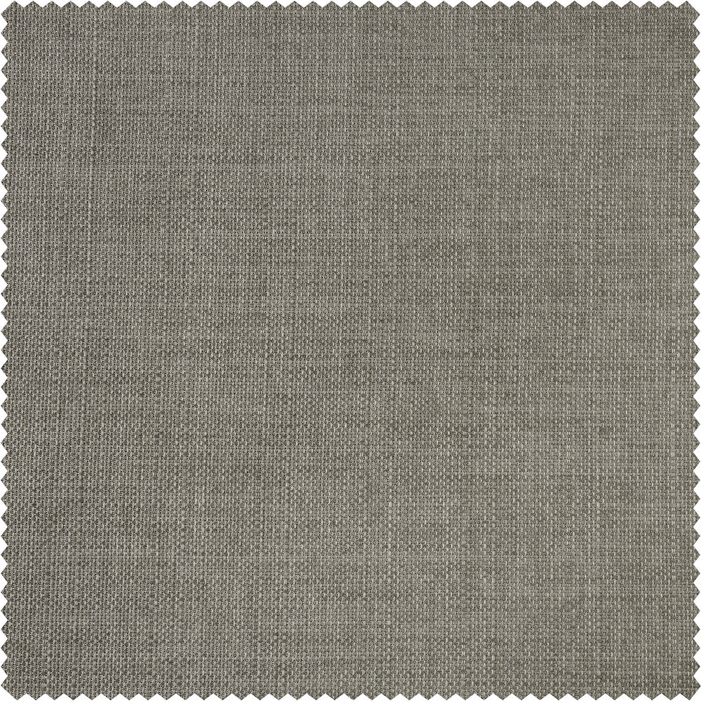Fossil Grey Italian Faux Linen Swatch