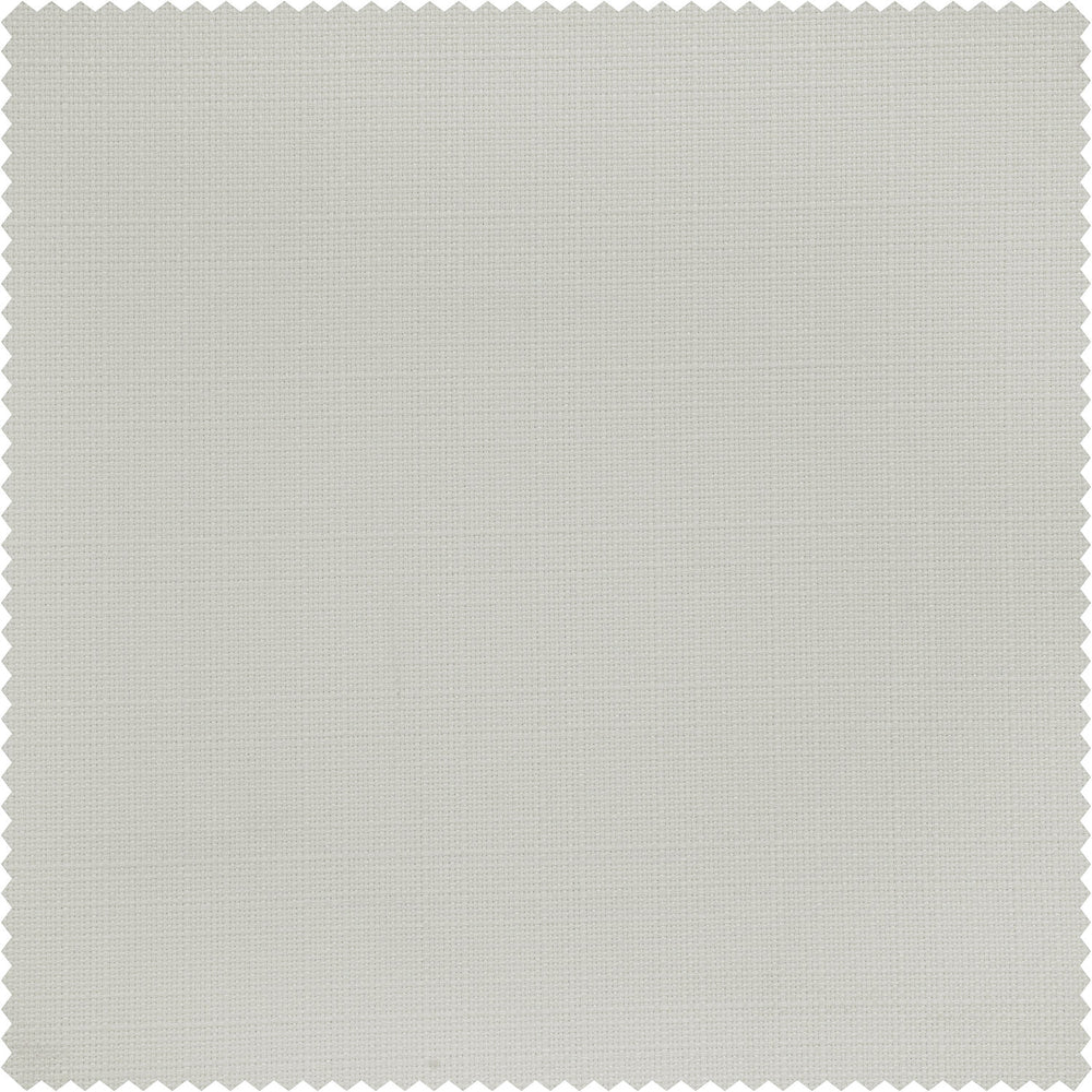 Magnolia Off White Italian Faux Linen Custom Curtain