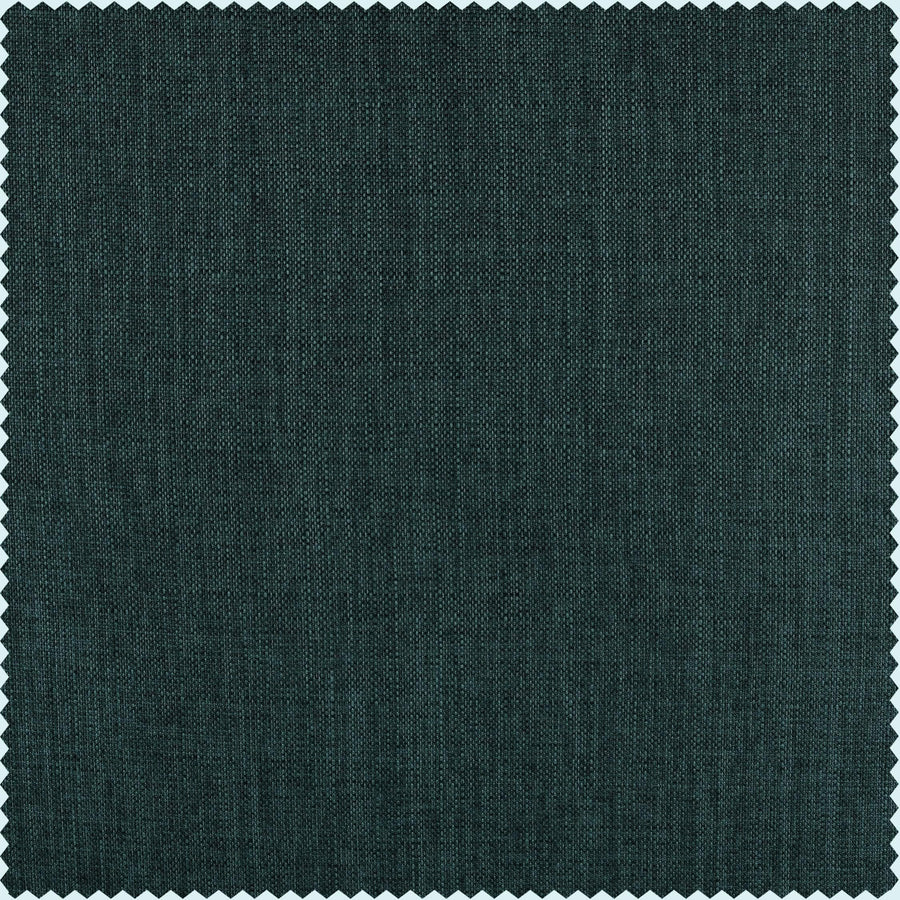 Empire Green Italian Faux Linen Custom Curtain - HalfPriceDrapes.com