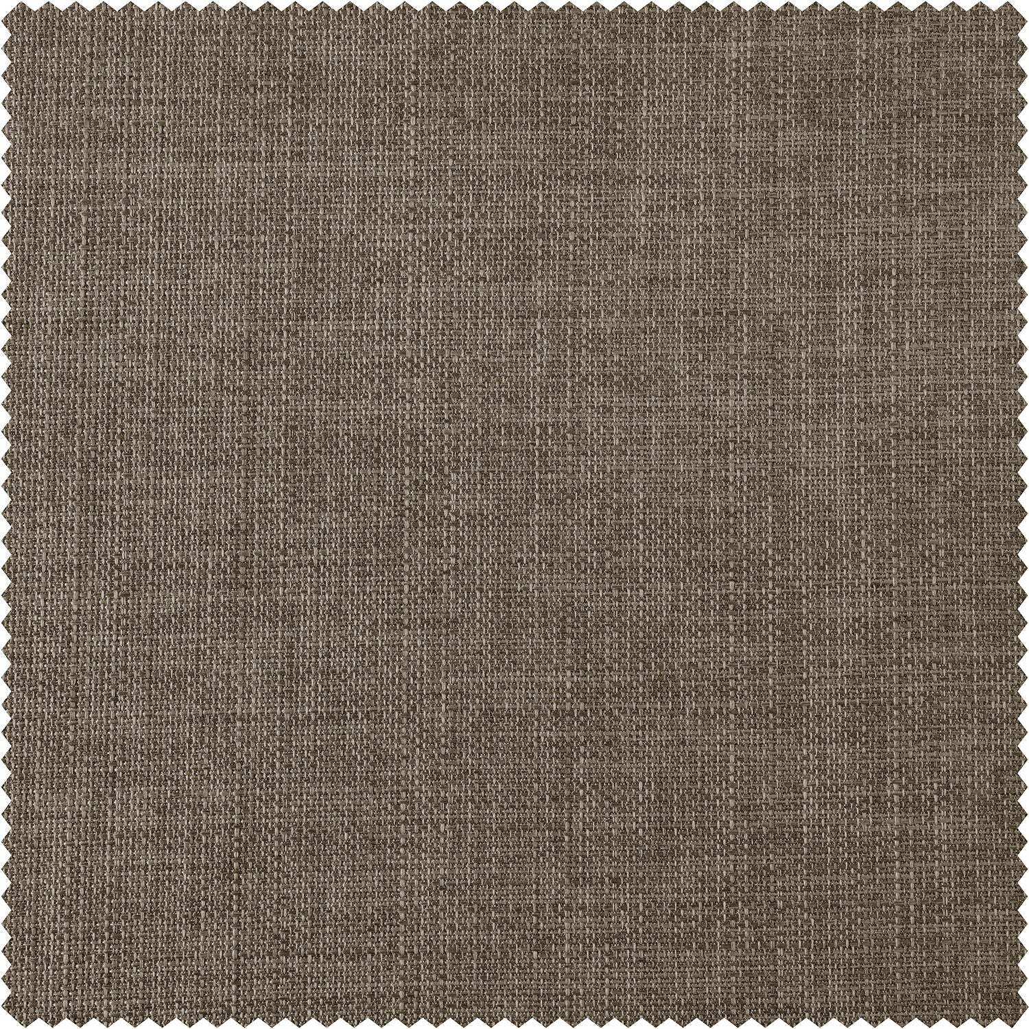 Hummingbird Brown Italian Faux Linen Custom Curtain