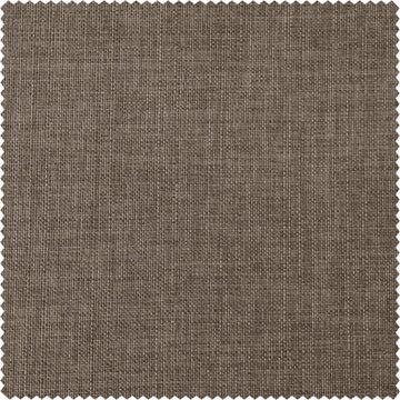 Hummingbird Brown Italian Faux Linen Custom Curtain