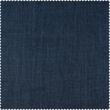 Voyager Blue Faux Linen Swatch - HalfPriceDrapes.com