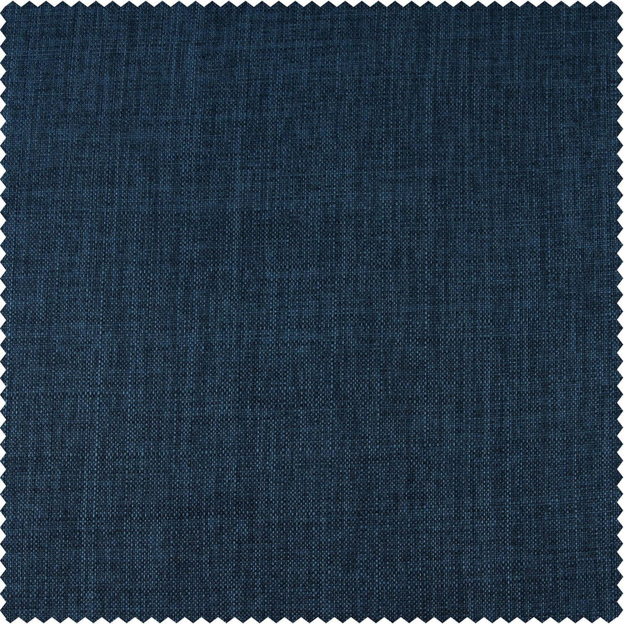 Voyager Blue Faux Linen Swatch - HalfPriceDrapes.com