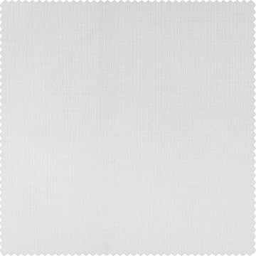 Mission White Faux Linen Swatch - HalfPriceDrapes.com