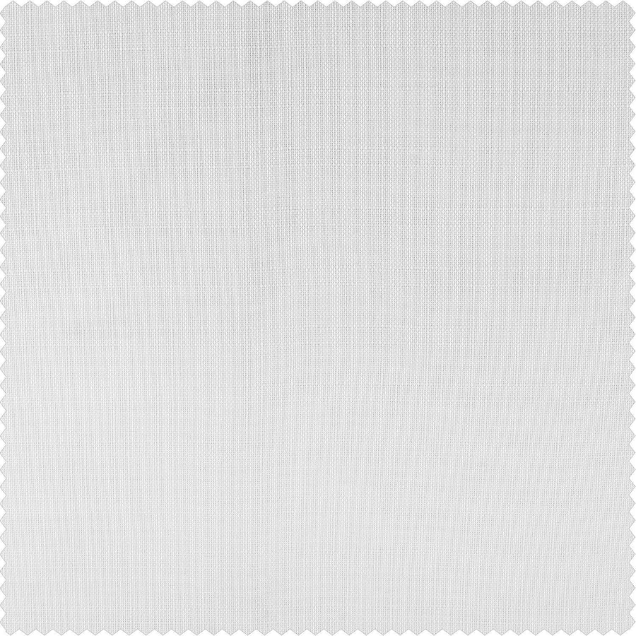 Mission White Faux Linen Swatch - HalfPriceDrapes.com